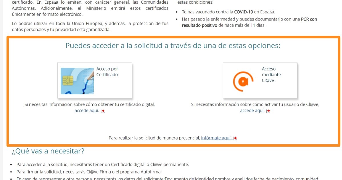 ऑनलाइन COVID डिजिटल प्रमाणपत्र आवेदन