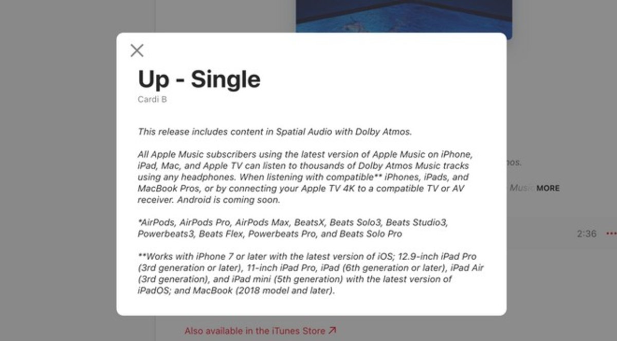 Android पर स्थानिक ऑडियो के साथ Apple Music