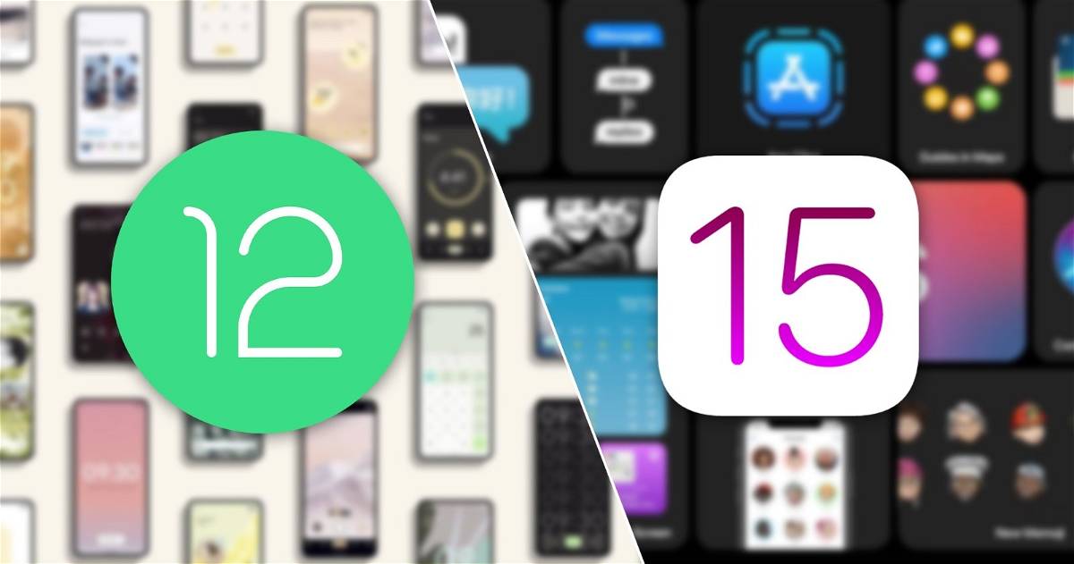 Android 12 vs iOS 15