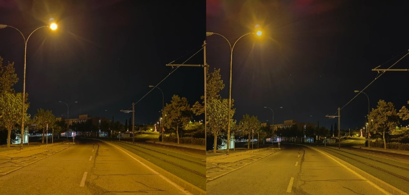 तुलनात्मक रात फोटोग्राफी