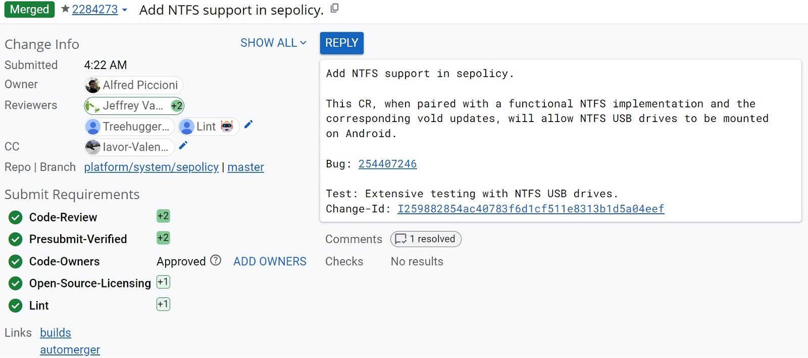 Android 14 NTFS को सपोर्ट कर सकता है